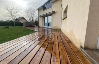 Pose de terrasse en bois CL4 